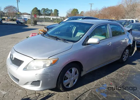 2010 Toyota Corolla Le z USA, uszkodzony, nr VIN 1NXBU4EE6AZ327422